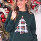 PREORDER- Plaid Christmas Tree Pullover