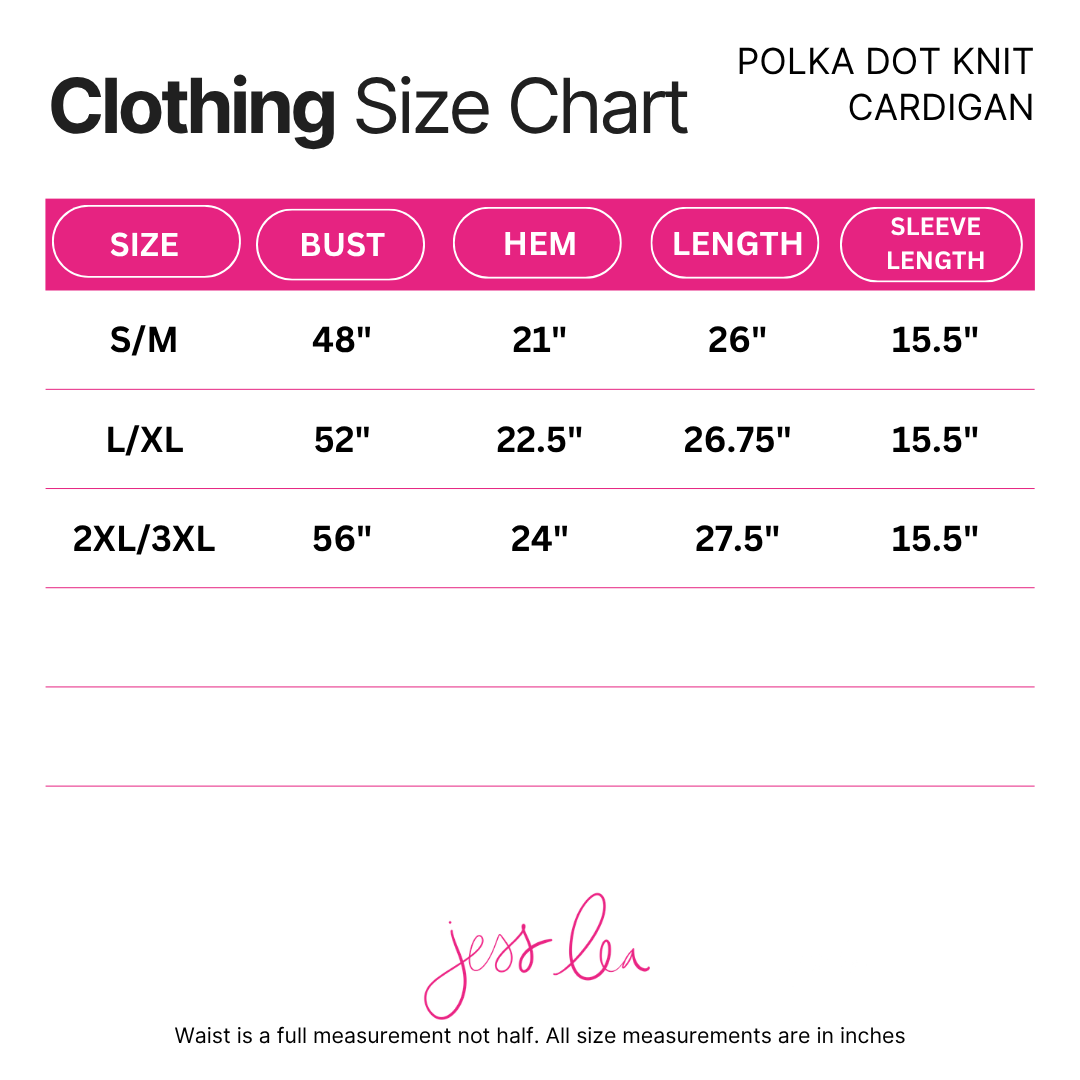 PREORDER- Polka Dot Knit Cardigan