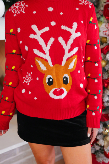 PREORDER- Reindeer Holiday Sweater