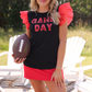 It's Game Day Sequin Patch Top