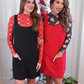 PREORDER- Rory Ribbed Jumper Dress- Black