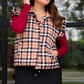 Nora Plaid Puffer Vest