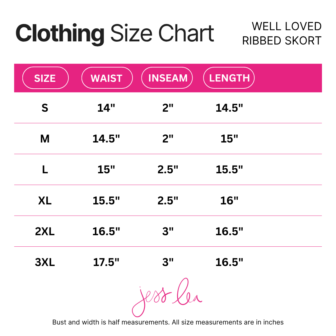 PREORDER- Well Loved Ribbed Skort, Magenta