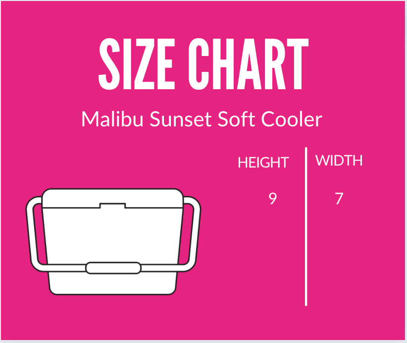 Malibu Sunset Soft Cooler