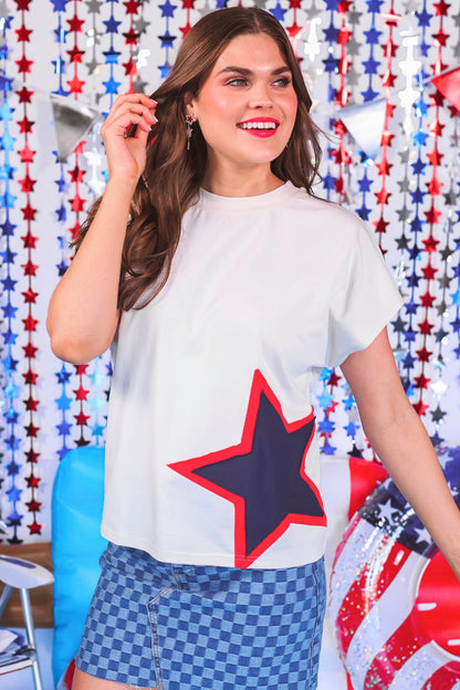 PREORDER-Simply Patriotic Star Top