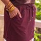 PREORDER- Solid Burgundy Skort