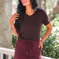 PREORDER- Solid Burgundy Skort