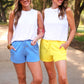 PREORDER- Solid Sunflower Yellow Everyday Shorts