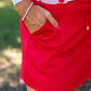 PREORDER - Solid Red Skort