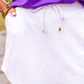 Solid White Skort