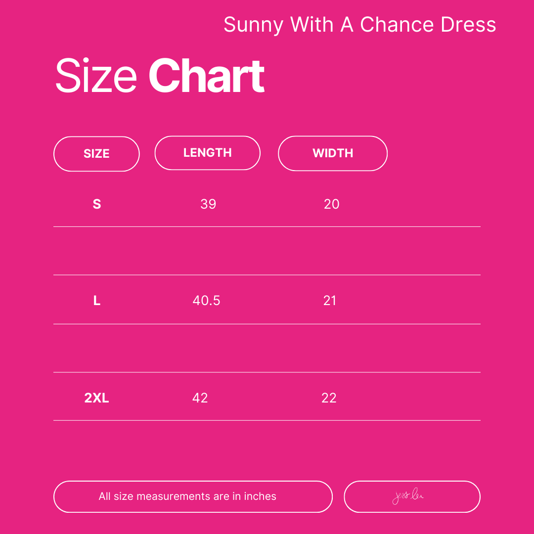 PREORDER-Sunny With A Chance Dress