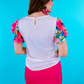 Wander The Town Flutter Sleeve Top