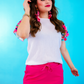 Wander The Town Flutter Sleeve Top