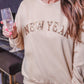 New Year Sequin Beaded Pullover
