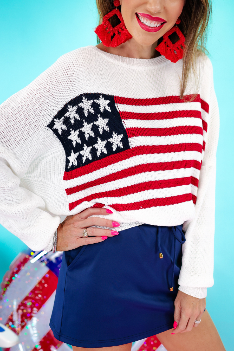 Americana Flag Sweater