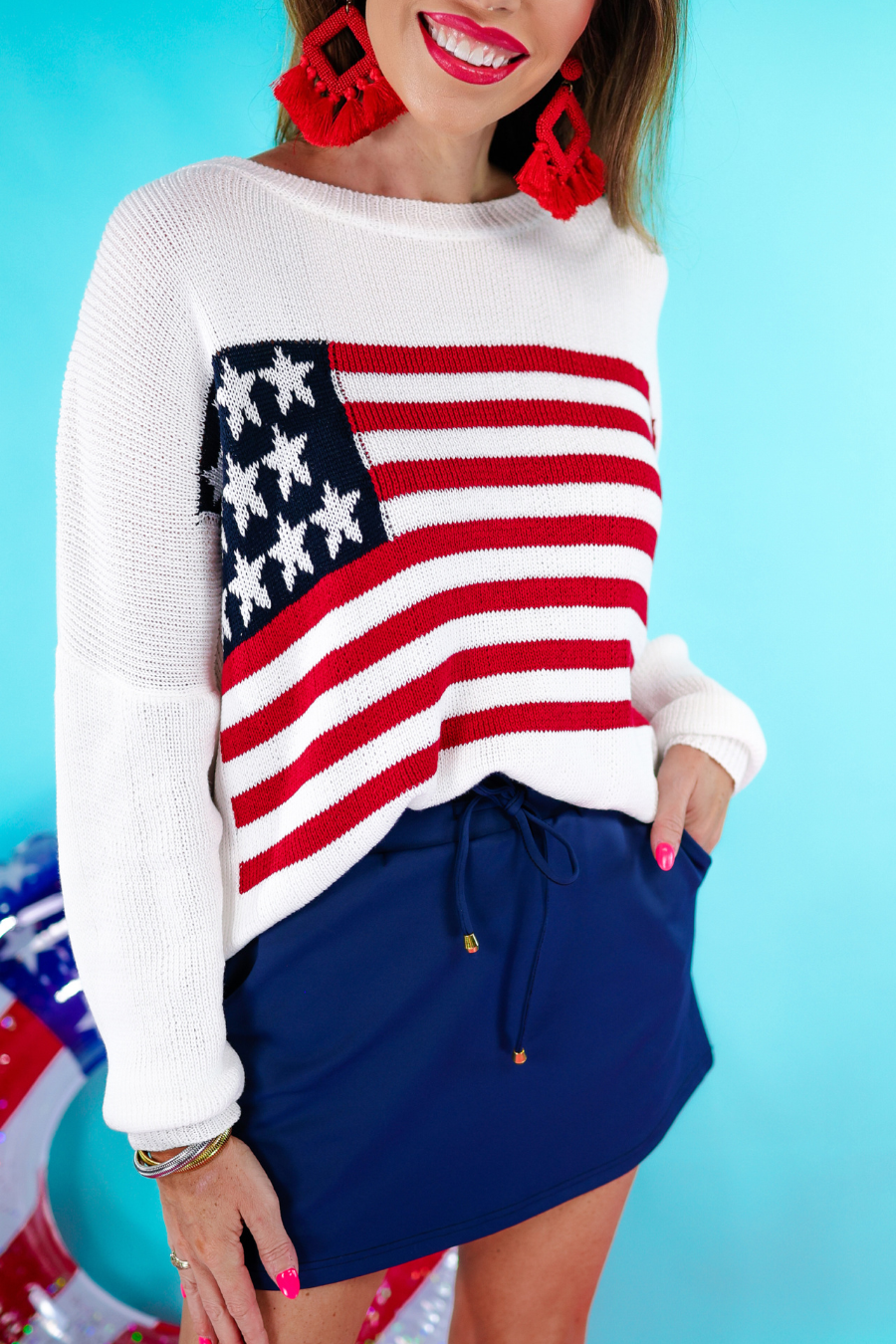 Americana Flag Sweater