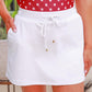 PREORDER- Solid White Skort