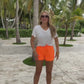PREORDER- Solid Neon Orange Everyday Shorts