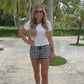 PREORDER- Black Gingham Everyday Shorts