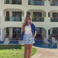 Watercolor Blossom Skort