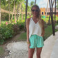 Solid Mint Everyday Shorts