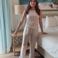 Check Yourself Checkered Lounge Set