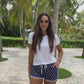 PREORDER- Navy Polka Dot Everyday Shorts