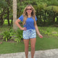 PREORDER- True Blue Bow Everyday Shorts