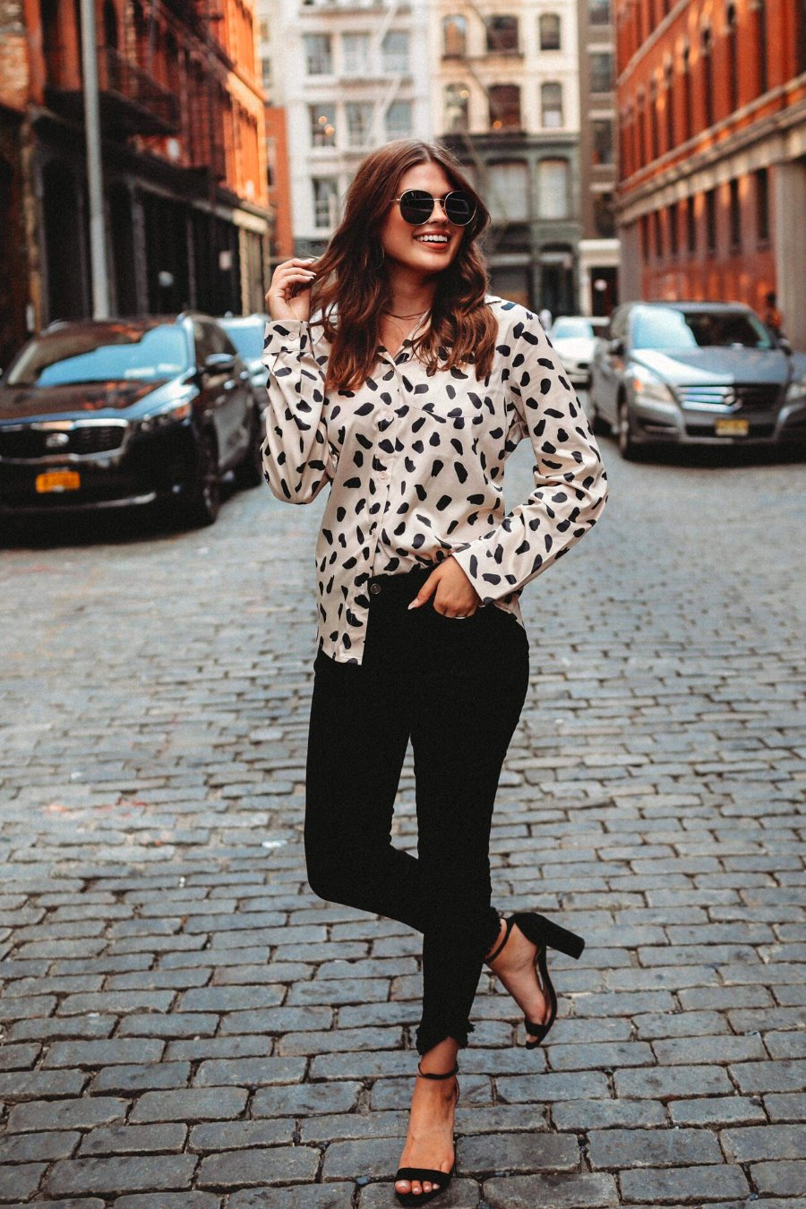 Trend Spotter Button Up Top