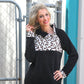 Larissa Leopard Fleece Pullover