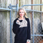 Larissa Leopard Fleece Pullover
