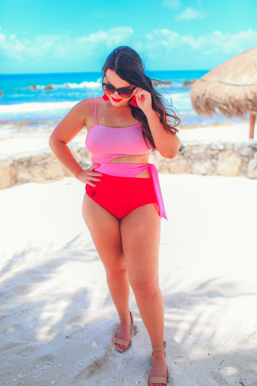 Heat Wave Tie Swimsuit - Jess Lea Wholesale