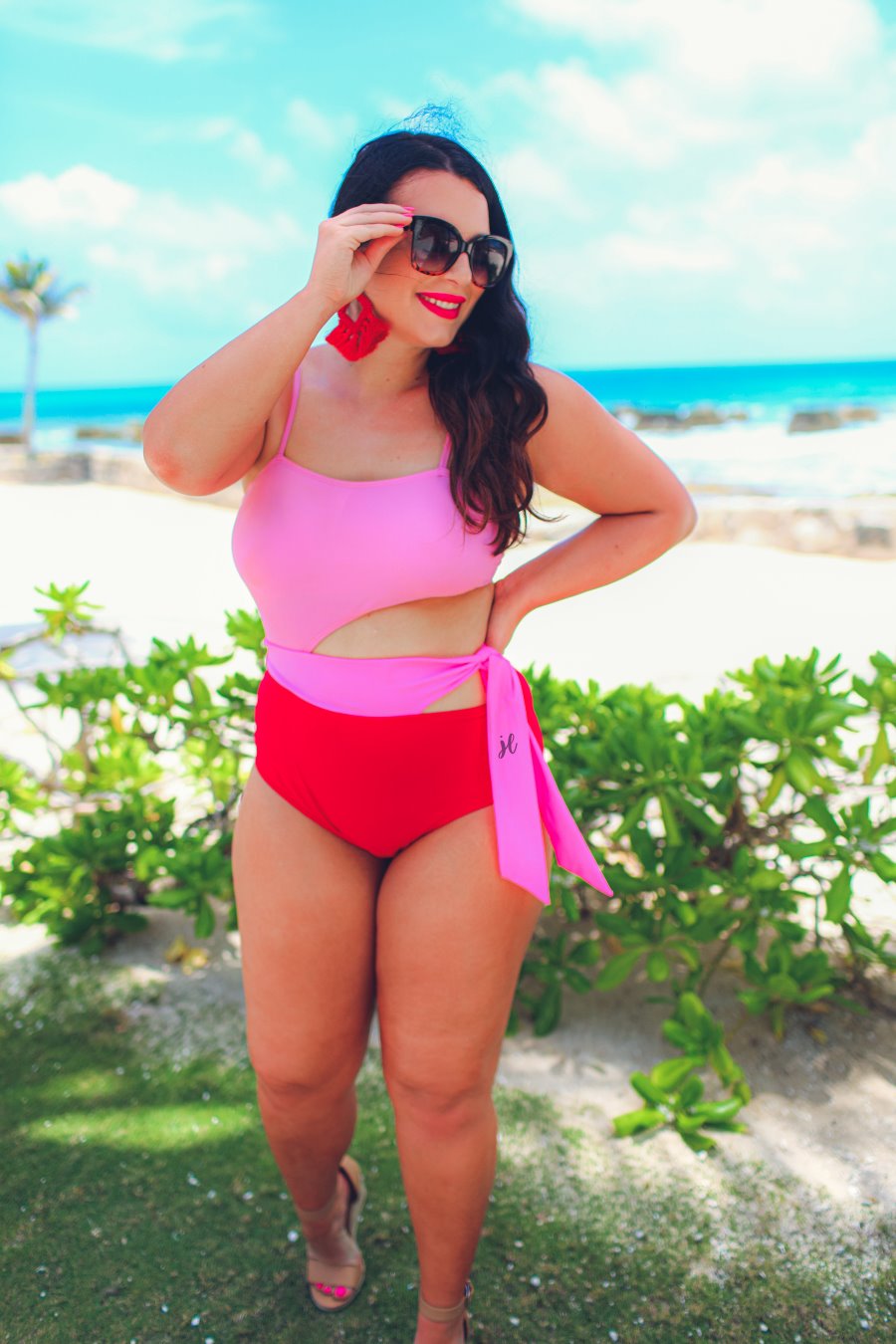 Heat Wave Tie Swimsuit - Jess Lea Wholesale