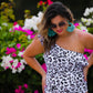 Spotted In Paradise One Shoulder Swimsuit
