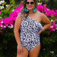 Spotted In Paradise One Shoulder Swimsuit