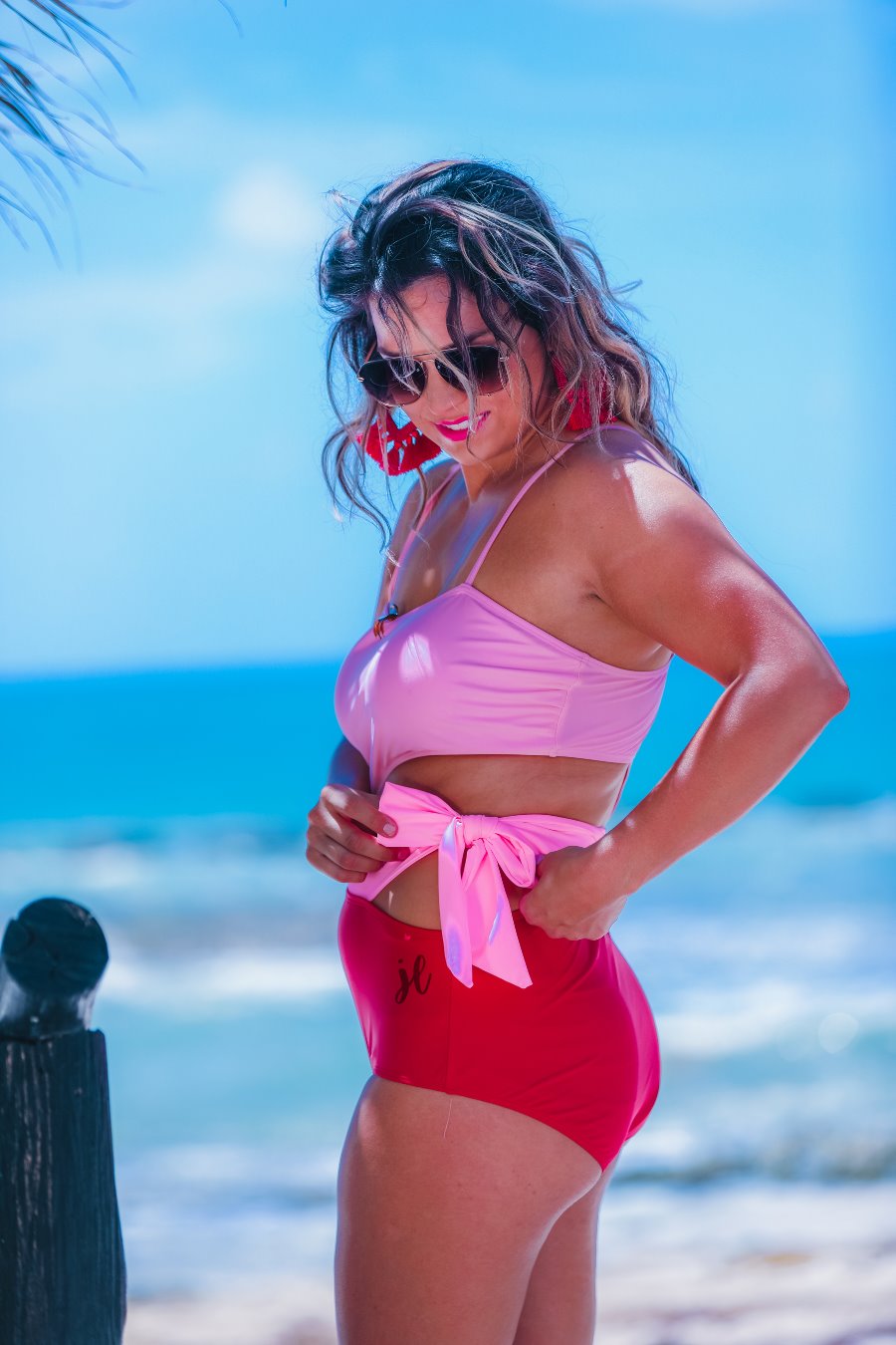 Heat Wave Tie Swimsuit - Jess Lea Wholesale