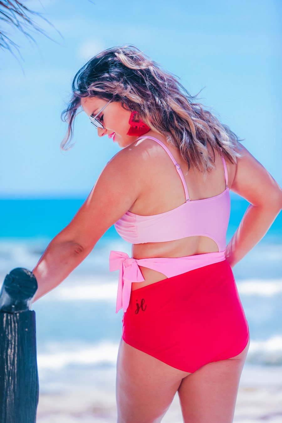Heat Wave Tie Swimsuit - Jess Lea Wholesale