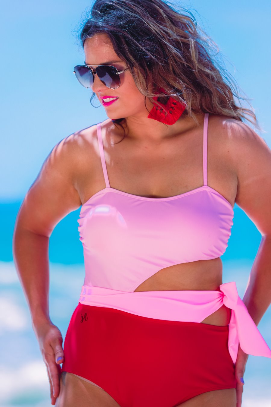 Heat Wave Tie Swimsuit - Jess Lea Wholesale