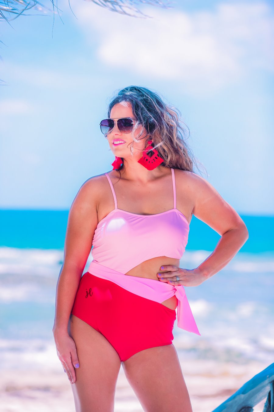 Heat Wave Tie Swimsuit - Jess Lea Wholesale
