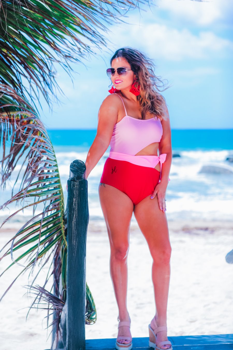Heat Wave Tie Swimsuit - Jess Lea Wholesale