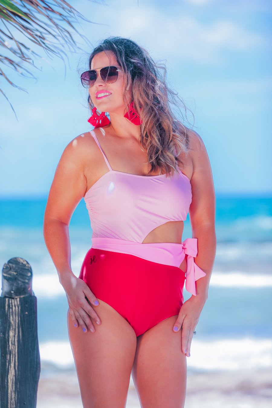 Heat Wave Tie Swimsuit - Jess Lea Wholesale