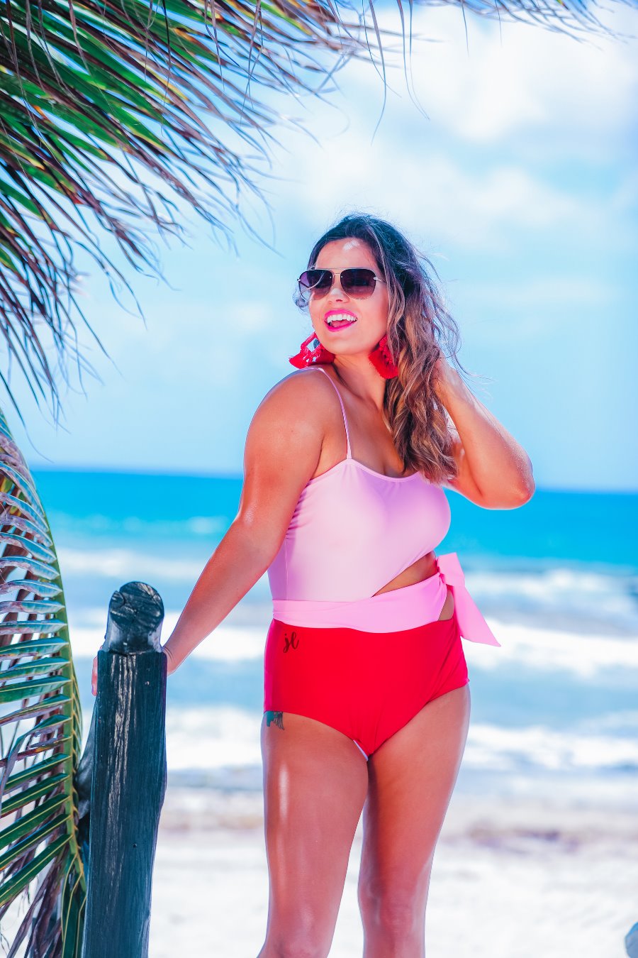 Heat Wave Tie Swimsuit - Jess Lea Wholesale