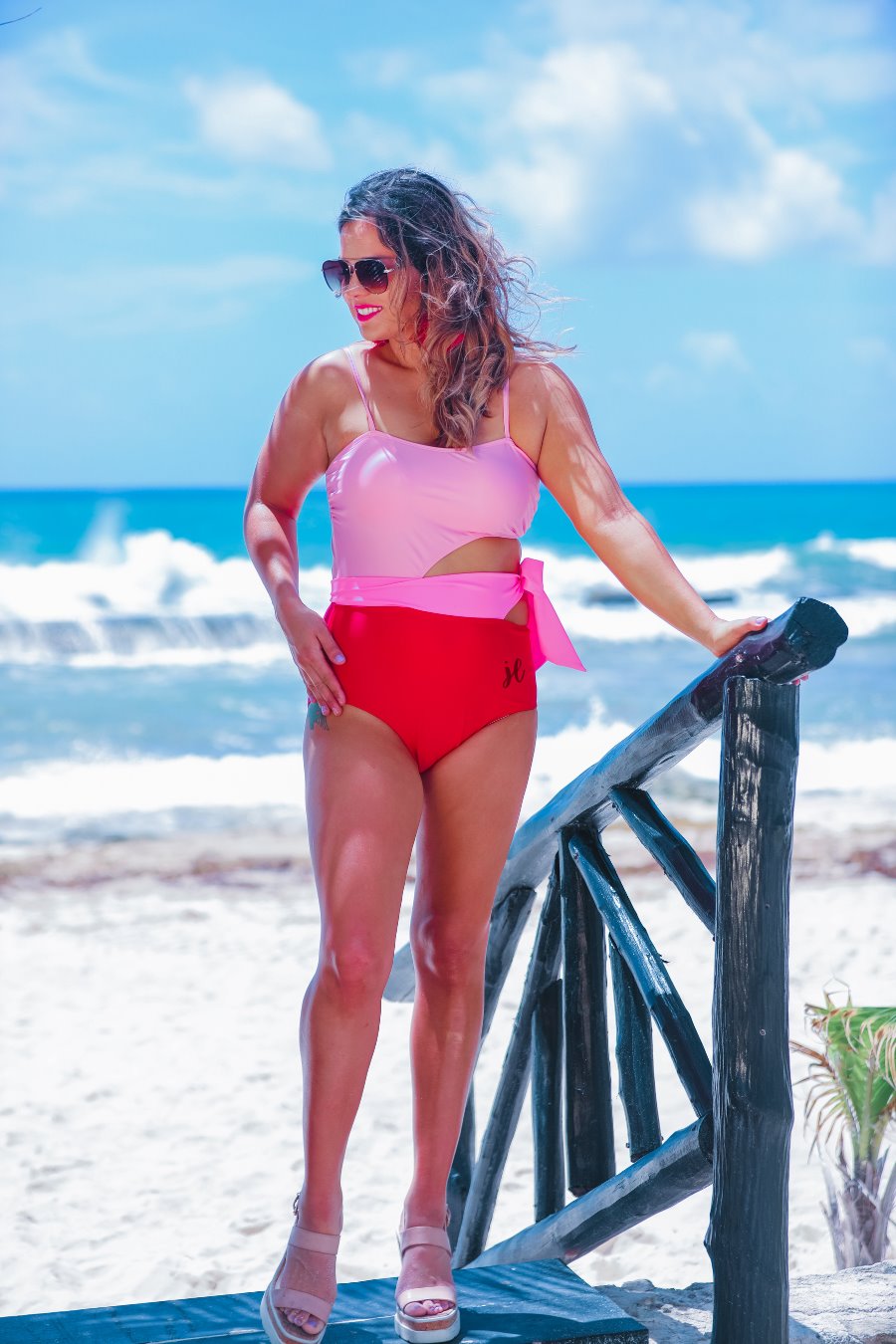 Heat Wave Tie Swimsuit - Jess Lea Wholesale