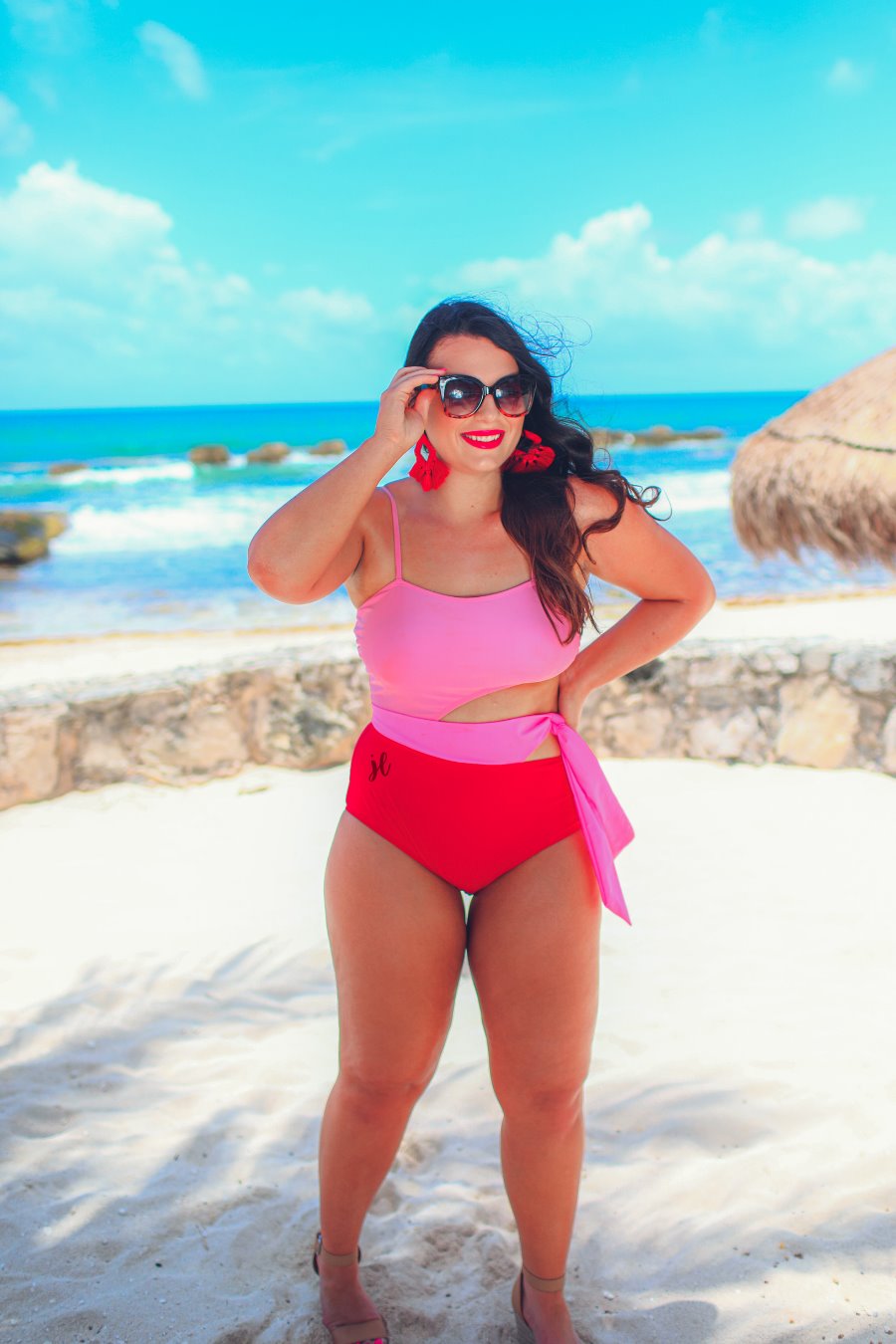 Heat Wave Tie Swimsuit - Jess Lea Wholesale