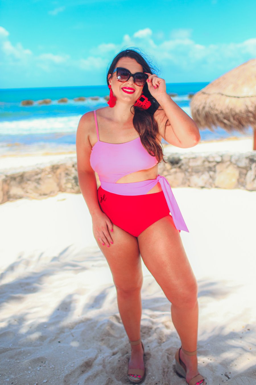 Heat Wave Tie Swimsuit - Jess Lea Wholesale