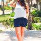 VIP Status Sequin Drawstring Shorts - Jess Lea Wholesale