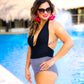 Make A Splash Halter Swimsuit
