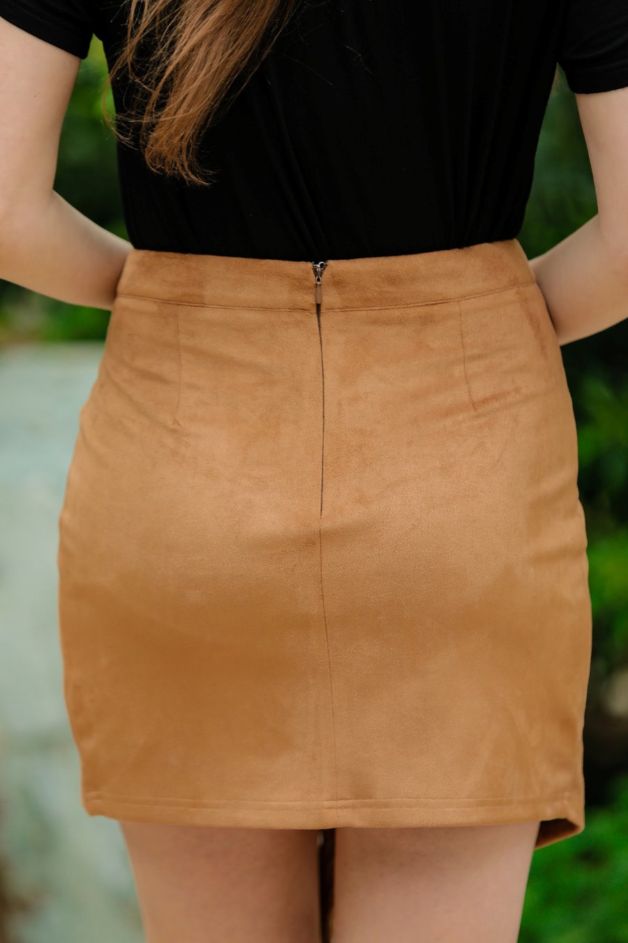 Wynn Suede Skirt