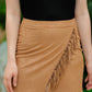 Wynn Suede Skirt