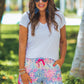Salt And Sand Colorful Snake Drawstring Everyday Shorts